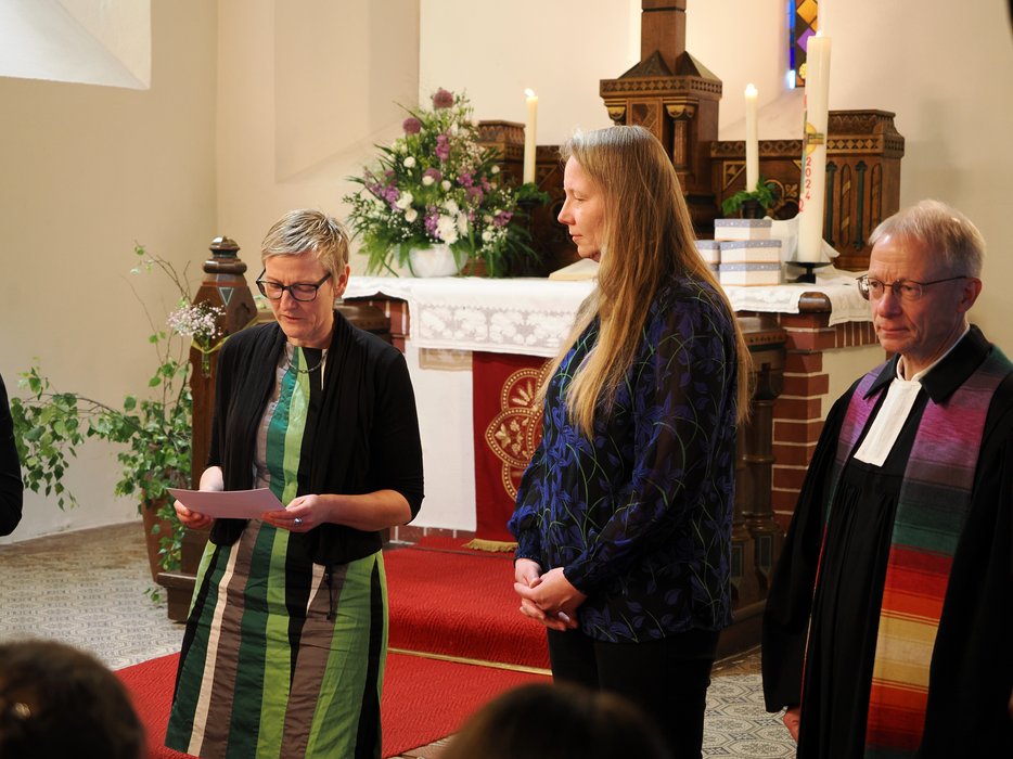 Grußwort des Gemeindekirchenrates, Mareike Gruber und Christine Hummel-Arnold