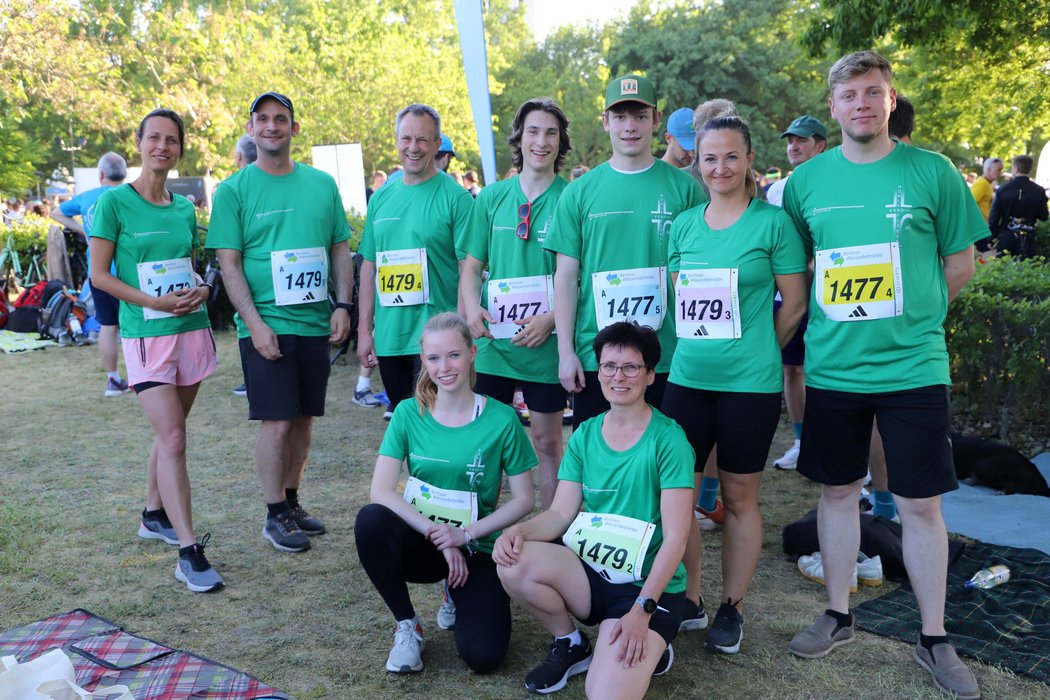 Teilteams vor dem Start