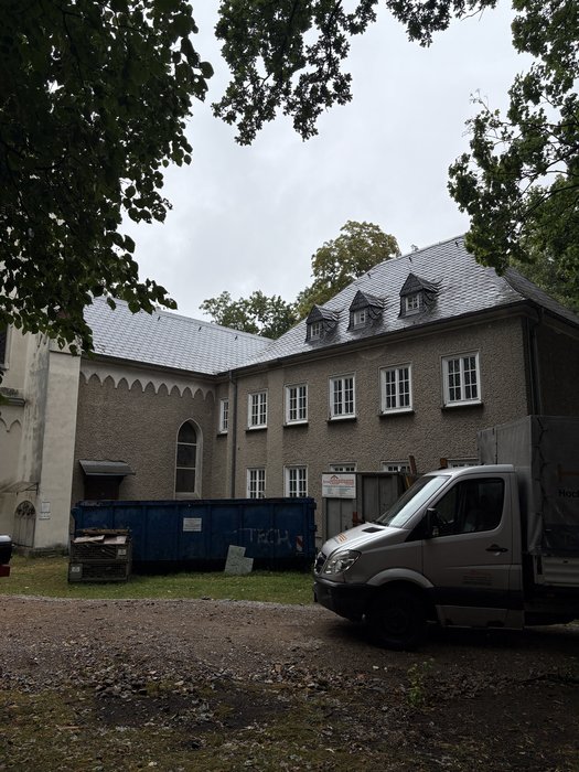Das Gemeindehaus ohne Gerüst