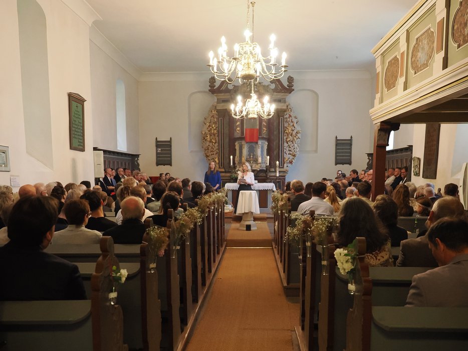 Grußwort des Gemeindekirchenrates Christine Hummel und Kerstin Ahlf-Krüger