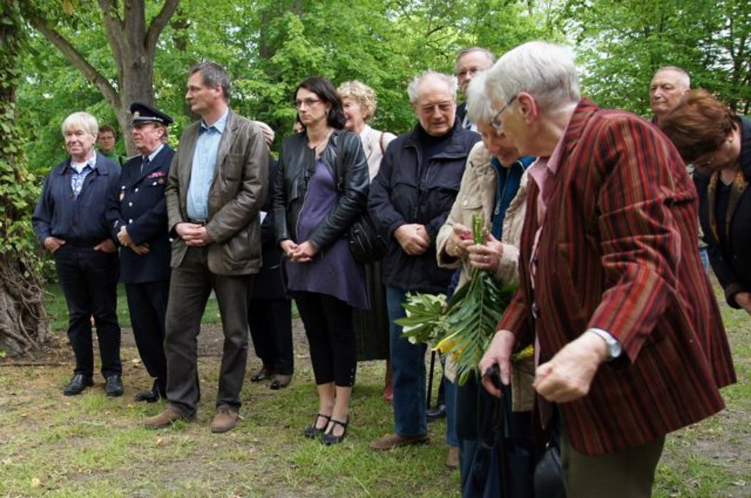 Besucher der Einweihung