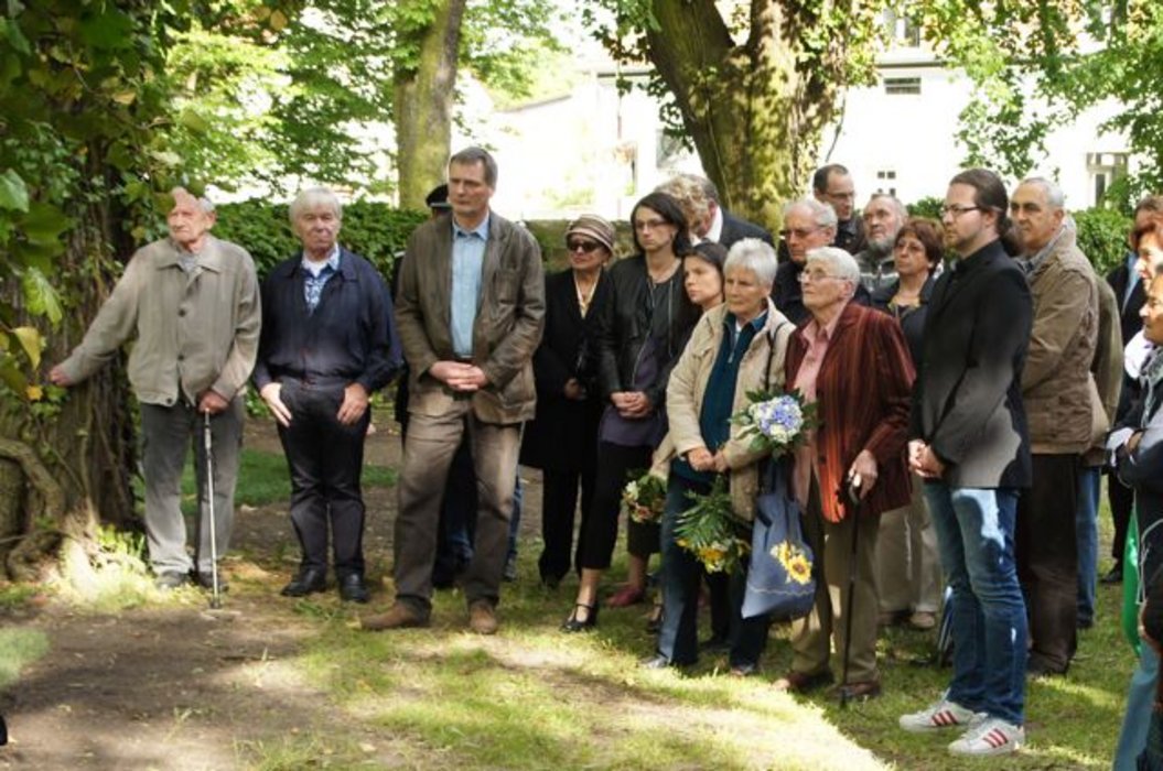 Besucher der Einweihung