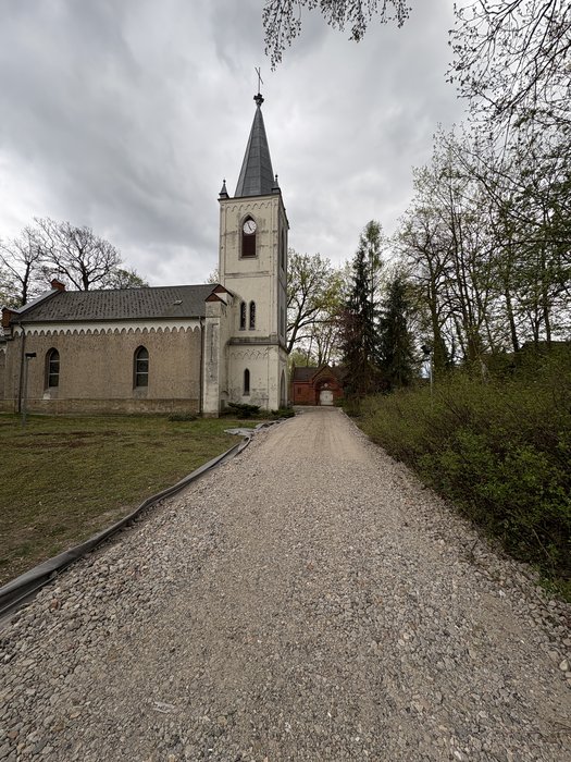 Baustraße fertig